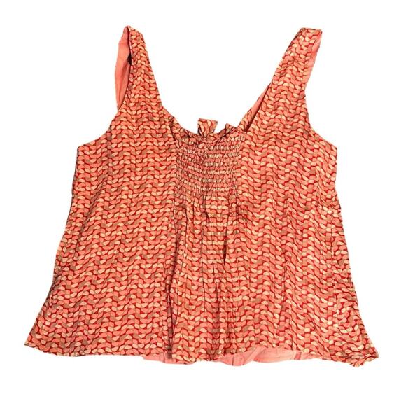 Anthropologie Maeve Verna Tie Front Tank Top Size Medium - Picture 5 of 8